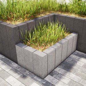 Polbruk palisada HESTRA wys. 80 cm